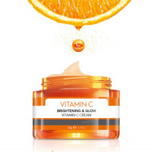 Crème pour le visage éclaircissant et anti-âge de vitamine C